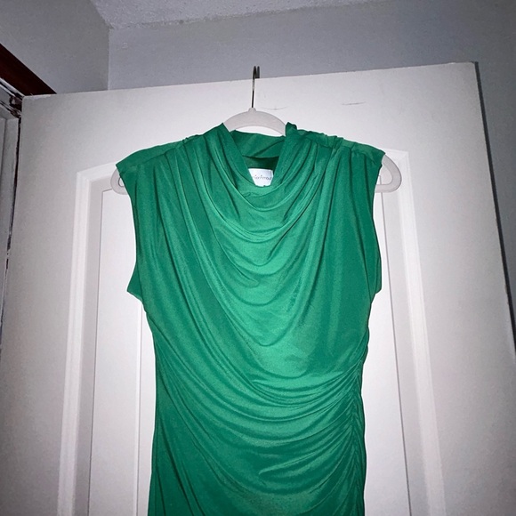 Premier amour Green maxi Christmas Holiday party  Dress Size 6 club party NWOT 5 - Picture 4 of 9